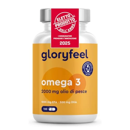 Offerta a tempo: Omega 3 2000mg, Eletto PRODOTTO DELL'ANNO 2025 — 32% da 32,99 € a 22,39 €