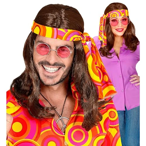 Oferta limitada: W WIDMANN MILANO Party Fashion - Peluca hippie de los años 70 de 14.99 € a 14.99 € (ahorro 0.00%)