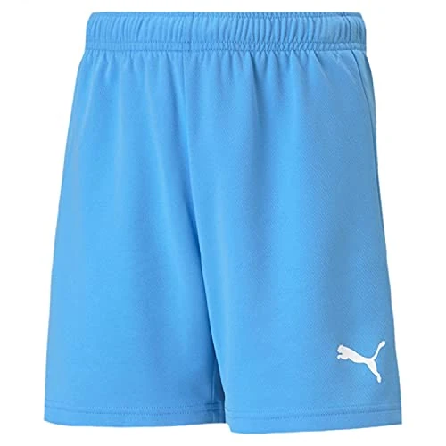 PUMA Jungen Teamrise Jr Shorts, Pfeffergrün-puma-weiß, 128 EU