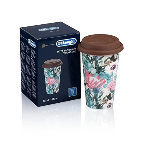 Begrenztes Angebot: Delonghi DLSC065 Thermobecher aus Keramik mit Silikondeckel Flowers von 17.01 EUR auf 17.01 EUR (Rabatt 0%)