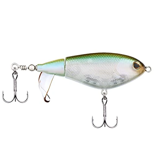 Zeitlich begrenztes Angebot: Berkley Choppo Topwater Angelköder - einfach zu verwendender Prop-Köder für Barsche und Raubfische, erzeugt maximale Oberflächenstörung und Geräusche - 7,5cm / Perfect Ghost von 10.99 € auf 9.29 € (15% Rabatt)
