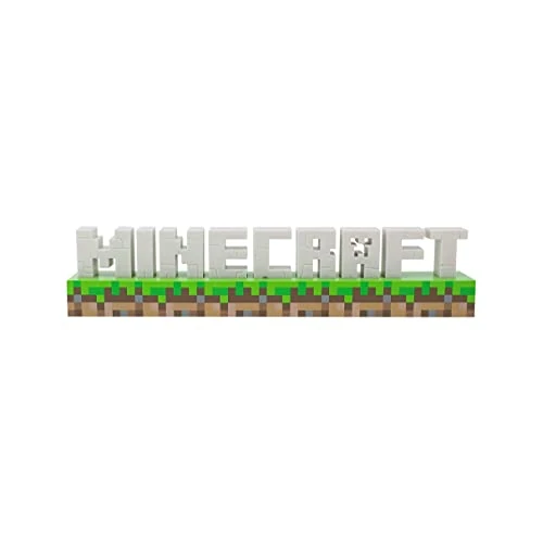 Offerta a tempo: Minecraft Luce Logo Con 2 Modalità di Illuminazione, USB o Batterie, Decorazione per Gamer - 39% da 33.00 € a 20.06 €