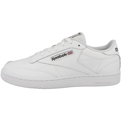 Offerta a tempo: Reebok Club C 85, Scarpe da Ginnastica Basse Uomo, Bianco (Ftwr White/Ftwr White/Core Black), 37.5 EU - 47% da 90.00 € a 47.45 €