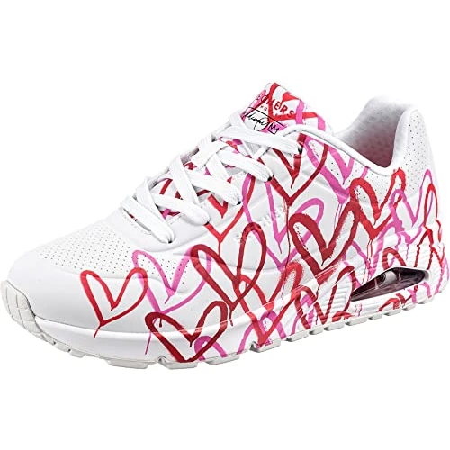 Skechers Uno-Spread The Love 155507-WRPK, Womens sneakers, white, 39 EU
