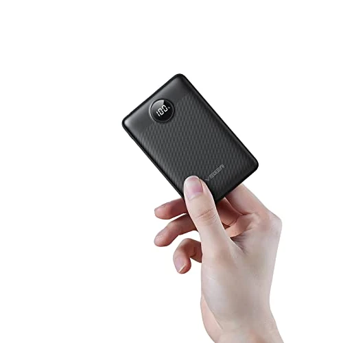Offerta a tempo: VEGER Power Bank 10000mAh, sottile e leggero Caricabatterie Portatile da Carica Rapida con LED Display, Mini Batteria Esterna universale con 2 Ingressi e 2 Uscite Compatibile con iPhone, iPad, Huawei - 27% da 21.99 € a 16.14 €