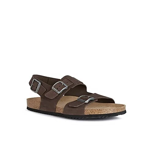 Offre limitée : Geox Homme U Sandal Ghita A Sandales, Dk Coffee, 41 EU de 79.90 € à 51.72 € (35% de remise)