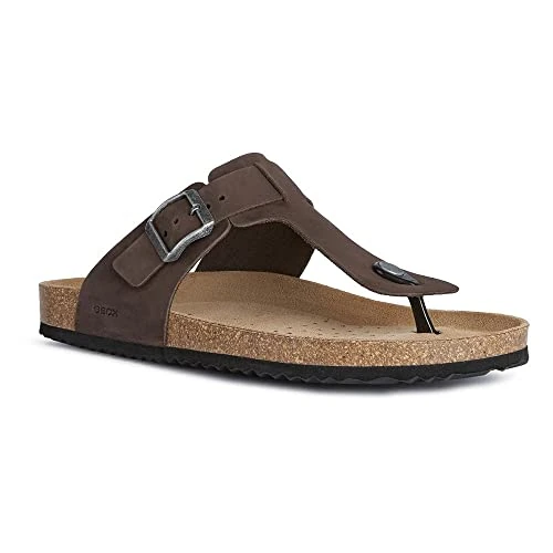 Zeitlich begrenztes Angebot: Geox Herren U Sandal Ghita D Sandalen,Dk Coffee,46 EU von 69.95 € auf 53.86 € (23% Rabatt)