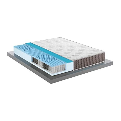 Begrenztes Angebot: Mentor - Matratze Feder & Memory Med H3 Einzelbett 80 x 190 Biotech Med 2.1 Disp. Medizinische Höhe 29 cm mit 7 cm Memory Bios Aloe Gel - abnehmbar von 146.00 EUR auf 107.00 EUR (Rabatt 26%)