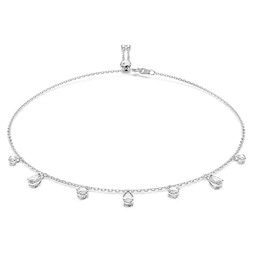 Limitiertes Angebot: Swarovski Stilla Attract Choker, Rhodinierte Halskette mit Strahlenden Swarovski Kristallen von 87.94 EUR auf 78.62 EUR (Spare 11%)