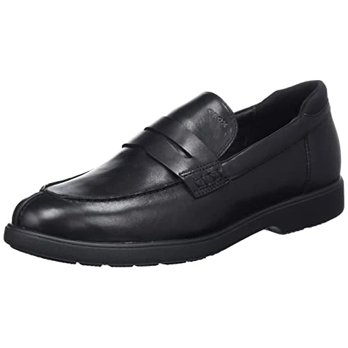 Offre limitée : Geox Homme U Spherica Ec11 Wide Mocassins, Black, 44 EU de 139.90 € à 77.42 € (45% de remise)