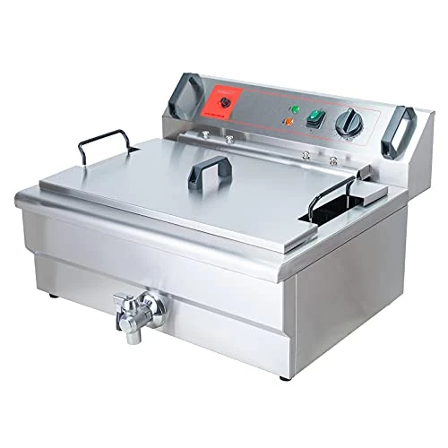 Offerta a tempo: Valgus Friggitrice elettrica in acciaio inossidabile 3000W 30L - 5% da 359.99 € a 341.99 €