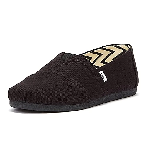 Offerta a tempo: TOMS Recycled Cotton Alpargata, Mocassino Basso Uomo, Nero, 44 EU - 0.00% da 47.90 € a 47.90 €