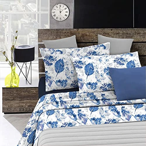 Begrenztes Angebot: Italian Bed Linen MB Home Italy “Fantasy” Bettwäsche-Set, Leinen, Foglie, Doppelbett von 42.05 EUR auf 42.05 EUR (Rabatt 0%)