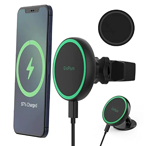 Offerta a tempo: Caricatore Wireless Auto Magnetico da 15W Ricarica, magsafe Caricabatterie Senza Fili Supporto Telefono, Compatibile con iPhone 114/13 Pro/13 mini/13 PRO Max/12/12 Pro/12 PRO Max - 0.00% da 29.00 € a 29.00 €