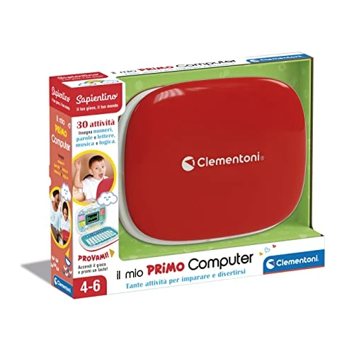 Limited-time offer: Clementoni - 17679 - Sapientino - My first laptop, interactive educational computer for children 4 years, laptop for children 30 activities, Italian version from 40.62 GBP to 40.62 GBP (save 0%)