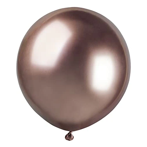 Offerta a tempo: Ciao - Busta 25 palloncini metallizzati in lattice naturale Premium Quality G150 (Ø 48cm / 19"), oro rosa metallizzato - 0.00% da 17.18 € a 17.18 €