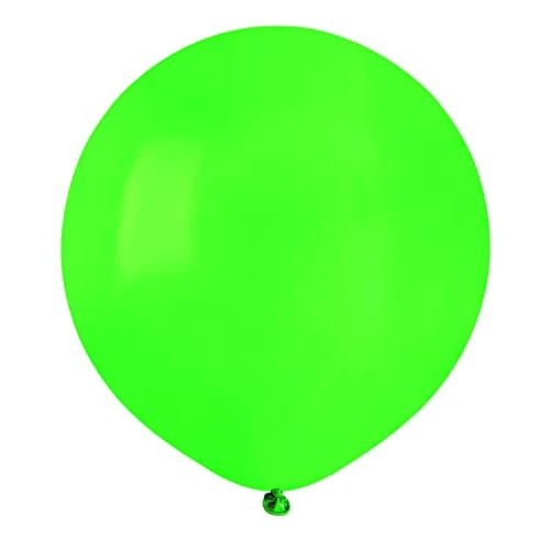 Pack 25 balloons in natural latex Premium Quality G150 (Ø 48cm / 19"), green
