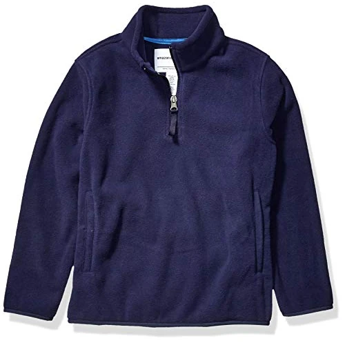 Zeitlich begrenztes Angebot: Amazon Essentials Jungen Fleecepullover mit Viertel-Reißverschluss, Marineblau, 5 Jahre von 13.90 € auf 13.90 € (0.00% Rabatt)