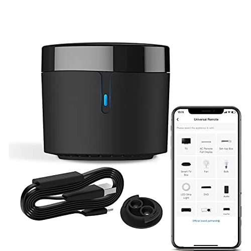 Offerta a tempo: Broadlink RM4 Mini IR+HTS2 Sensore WiFi di Temperatura e Umidità IR Telecomando per Aria Condizionata TV Set-top Box Funziona con Alexa - 0.00% da 34.99 € a 34.99 €
