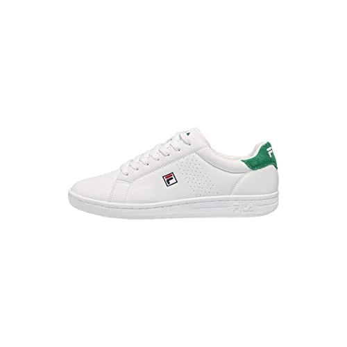 FILA Heren Crosscourt 2 F Low Sneakers, White Verdant Green, 40 EU
