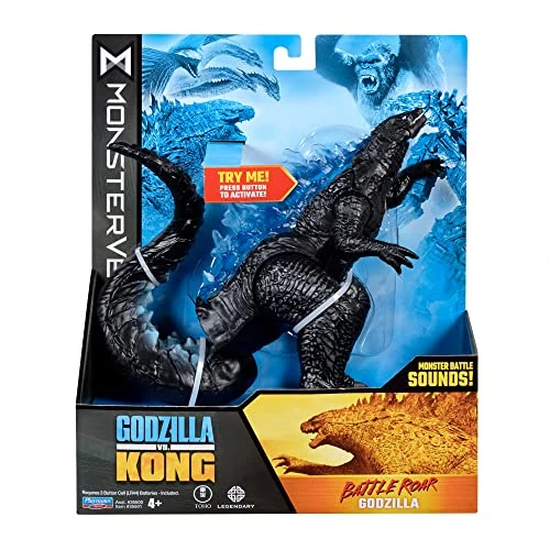 Monstrverse MNG05210 Monsterverse vs Kong 17,5 cm Deluxe Figures with Sounds-Godzilla, wielokolorowe, 17,78 cm (7"), wielokolorowa