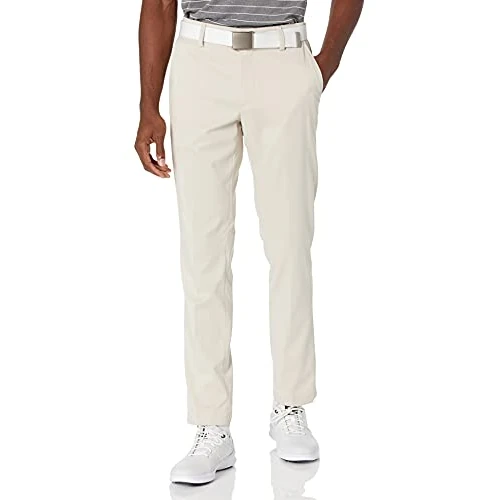 Amazon Essentials Pantaloni da Golf Elasticizzati Aderenti Uomo, Beige Chiaro, 40W / 28L