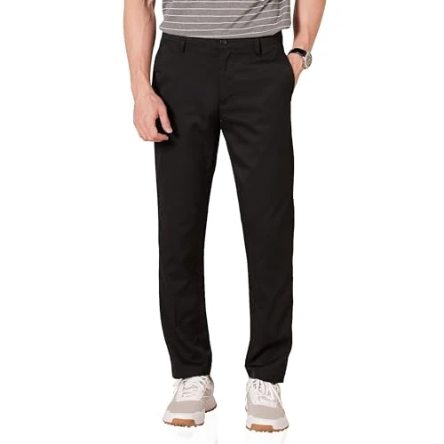 Zeitlich begrenztes Angebot: Amazon Essentials Herren Slim-Fit-Stretch-Ganztags-Golfhose, Schwarz, 35W / 32L von 32.40 € auf 24.53 € (24% Rabatt)
