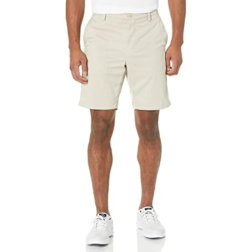 Limited-time offer: Amazon Essentials Men's Slim-Fit Stretch Golf Shorts, Stone, 33W from 6.85 £ to 6.48 £ (save 5%)
