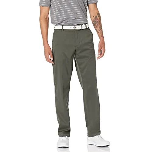 Amazon Essentials Herren Golf-Stretchhose, Klassischer Schnitt (erhältlich in Big & Tall), Olivgrün, 29W / 34L