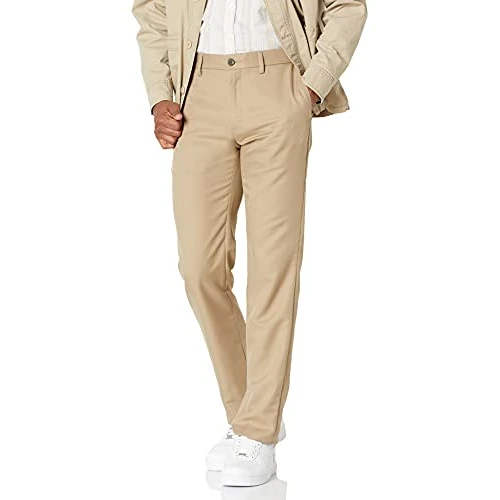 Offerta a tempo: Amazon Essentials Pantaloni Eleganti da Uomo Slim Fit, Marrone Kaki, 86 x 86 cm - 0.00% da 18.87 € a 18.87 €