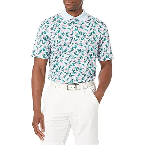 Offre limitée : Amazon Essentials Polo de Golf, Séchage Rapide, Manches Courtes Homme, Bleu Pâle Flamant Rose, L de 16.90 € à 16.90 € (0.00% de remise)