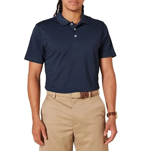 Offerta a tempo: Amazon Essentials Polo da Golf Slim Fit ad Asciugatura Rapida, Blu Scuro, XXL - 0% da 9.09 € a 9.09 €