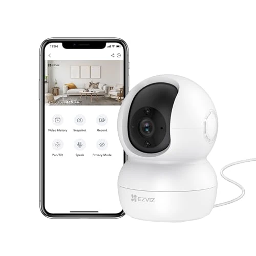 Oferta limitada: EZVIZ TY2 Cámara de Seguridad Wifi Interior,Cámara IP 1080p, audio wee-way, detección de movimiento, visión nocturna IR, Monitor de bebé compatible con Alexa, Cámara de seguridad al aire libre de 39.99 EUR a 39.99 EUR (ahorro 0%)