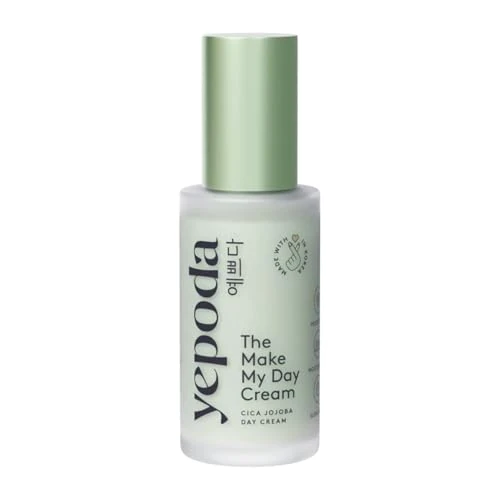 Limited-time offer: Yepoda The Make My Day Cream, Hydrating & Slow-Aging Day Moisturizer, Nourishing Cica Cream for Radiant Skin, Vegan Korean Facial Moisturizer for All Skin Types, 50ml from 23.00 £ to 23.00 £ (save 0.00%)