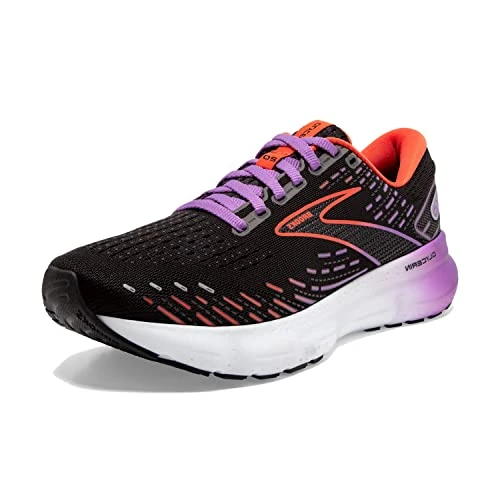Offerta a tempo: Brooks Donna Glycerin 20 Scarpe da Corsa Scarpe Neutrali Black/Bellflower/Fiesta - Nero 37,5 - 28% da 180.00 € a 129.00 €