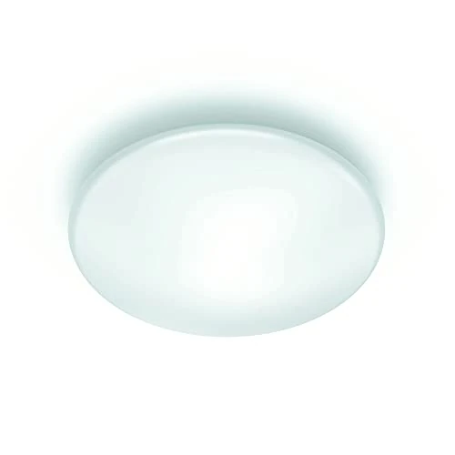 Philips LED Shan Ceiling Light with Motion Sensor 4000K 12W [Cool White - White] For Indoor Home Lighting, Livingroom and Bedroom.