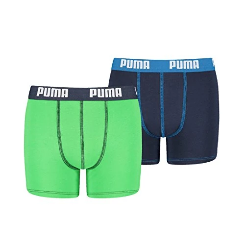 Offerta a tempo: PUMA EVERYDAY BASIC BOXERS 2P, Biancheria Intima, Bambini e ragazzi, Green/Blue, 146-152 - 26% da 13.99 € a 10.41 €