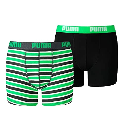Limited-time offer: PUMA Boys Boxer, Classic Green, 122-128 (Pack of 2) from 14.95 GBP to 14.95 GBP (save 0%)