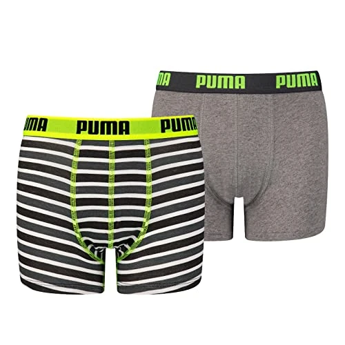 Offerta a tempo: PUMA EVERYDAY STRIPED BOXERS 2P, Biancheria Intima — 19% da 14,99 € a 12,14 €