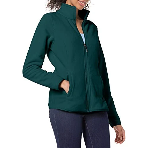Oferta limitada: Amazon Essentials Chaqueta de Forro Polar Suave con Cremallera Completa y Corte clásico (Disponible en Tallas Grandes) Mujer, Verde Oscuro Mezcla, L de 24.25 € a 24.25 € (ahorro 0.00%)