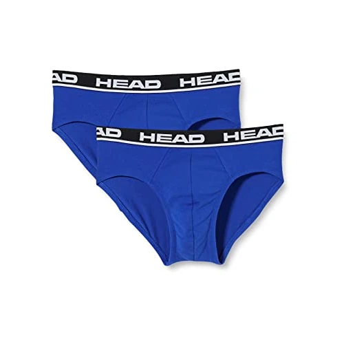 Head Homme Brief sous-vêtement, Bleu/Noir, S EU