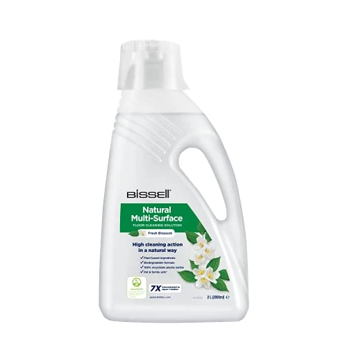 Limitiertes Angebot: BISSELL Natürliche Multi-Surface-Reinigungslösung, Konzentrierter Bodenreiniger für CrossWave, SpinWave, SpinWave Roboter und HydroWave, Blumenduft, Sicher für Haustiere, 2 Liter, 30961 von 24.99 EUR auf 24.99 EUR (Spare 0%)