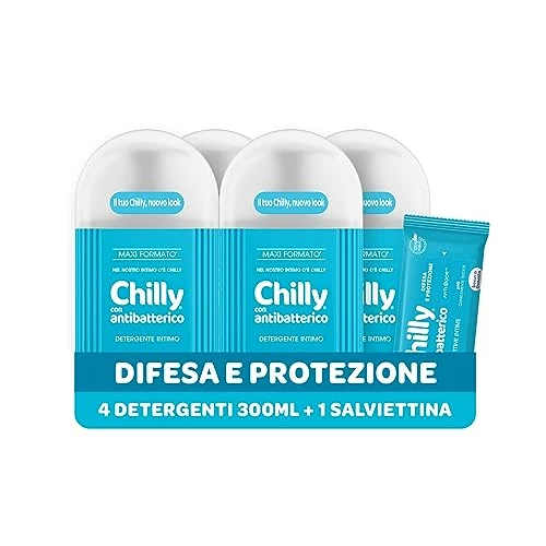 Offerta a tempo: Chilly Detergente Antibatterico per lIgiene Intima con Azione di Difesa e Protezione — 40% da 19,99 € a 11,99 €