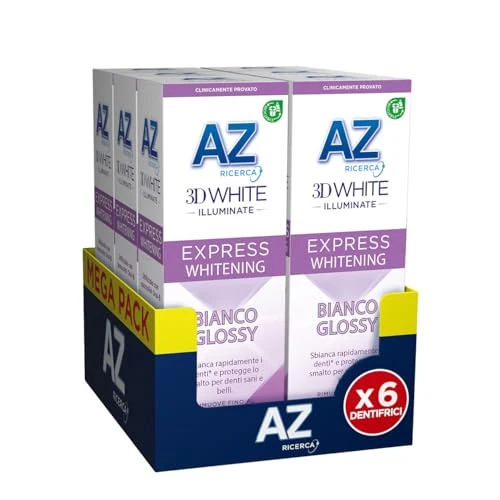 Oferta ograniczona: AZ Pasta do zębów 3DWhite Illuminate Express Whitening Biały, Maxi Pack. Opakowanie 6x50ml Pasta do zębów z 106.36 PLN na 106.36 PLN (zniżka 0%)