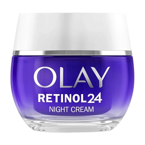 Offerta a tempo: Olay Retinol 24 Crema Viso Notte Idratante, Cura della Pelle con Vitamina E Antiossidante. Skin Care Notturna Anti-Età: Leviga, Rinnova e Idrata, 50ml - 20% da 24.99 € a 19.99 €
