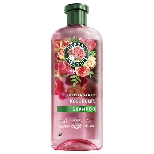 Zeitlich begrenztes Angebot: Herbal Essences Blütensanft Shampoo mit Rosenduft 350ml. Von stumpfem Haar zu seidig glänzendem Haare, Mit Rosenessenz, Inhaltsstoffe natürlichen Ursprungs, Vegan, ohne Silikone von 3.95 € auf 3.95 € (0.00% Rabatt)
