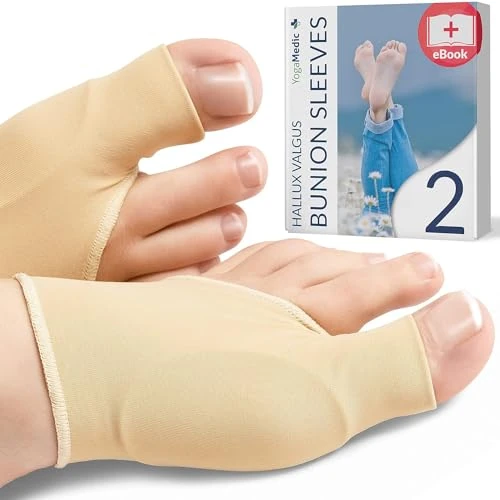 Oferta limitada: YOGAMEDIC Calcetines Hallux Valgus - Almohadilla para el Dedo Gordo y Alivio de los Dedos - Corrección y Protección del Dedo en Martillo, 1 Par para Zapatos y Sandalias - Mujeres y Hombres, Talla L-XL de 6.99 EUR a 6.99 EUR (ahorro 0%)