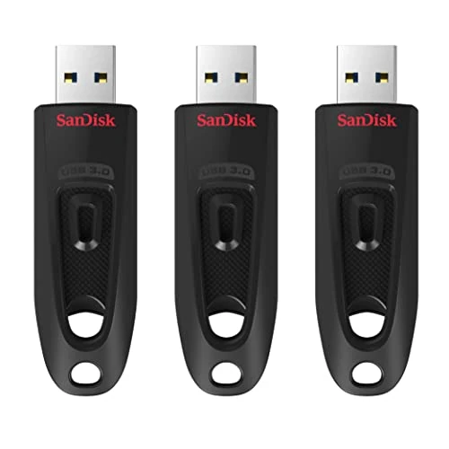 Limited offer: SanDisk Ultra 64GB USB Flash Drive USB 3.0 up to 130MB/s Read - Pack of 3 from 29.82 EUR to 29.82 EUR (save 0%)