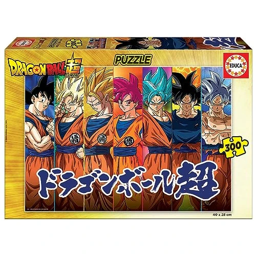 Offerta a tempo: Educa - Puzzle Dragon Ball Super | 300 pezzi Puzzle | Son Goku, Vegeta, Dragonball | dai 6 anni (19188) - 40% da 11.99 € a 7.19 €