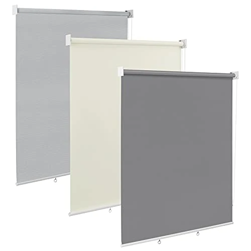 Offre limitée : WOLTU Store Enroulable Extérieur avec la Chaîne, Gris Foncé, 140x240 cm de 52.99 € à 47.69 € (10% de remise)